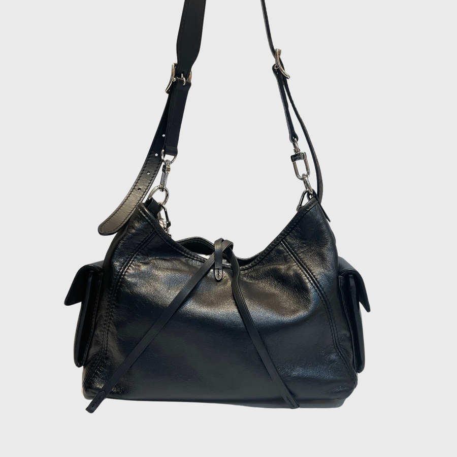 Louis Vuitton Carry All Cargo Vibe Lambskin Black SHW
