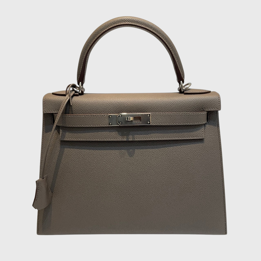 Hermes Kelly Epsom Brown PHW