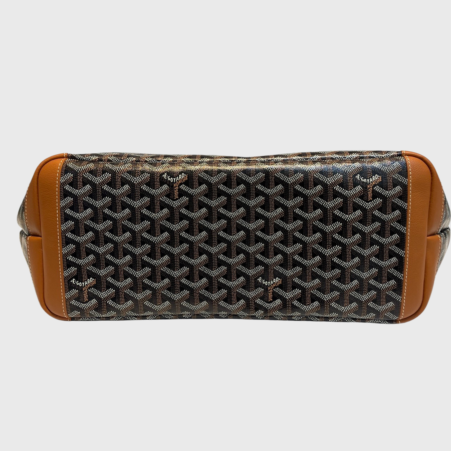 Goyard Artois Tote Canvas Black Brown