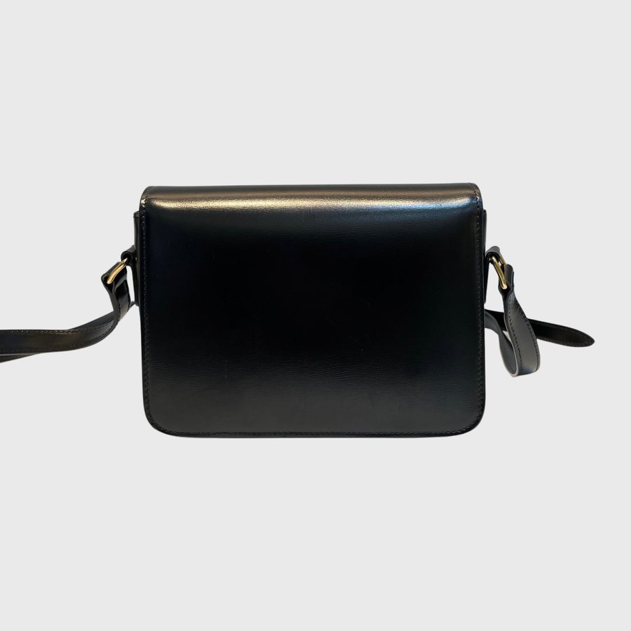 Celine Teen Triomphe Calfskin Black GHW