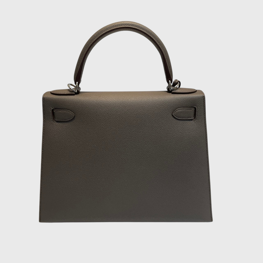 Hermes Kelly Epsom Brown PHW