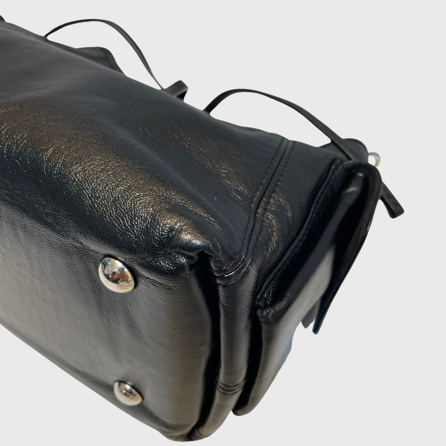 Louis Vuitton Carry All Cargo Vibe Lambskin Black SHW