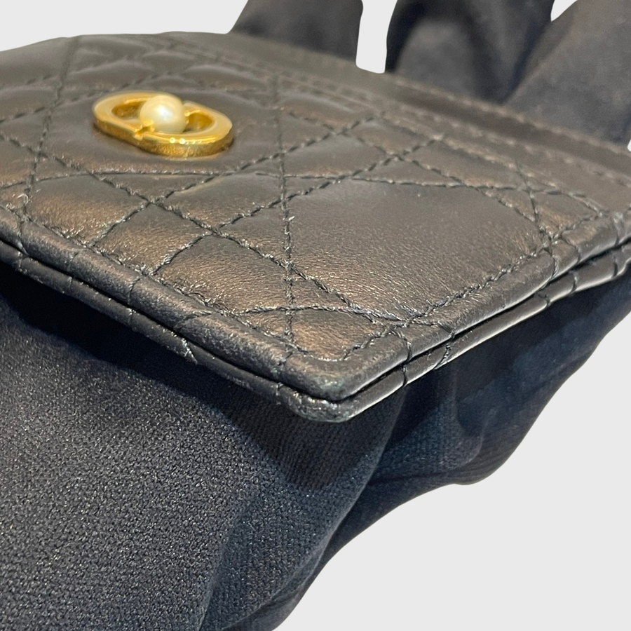 Dior Card Holder Calfskin Black GHW