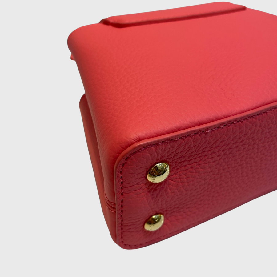 Louis Vuitton Capucines Bag Calfskin Pink GHW