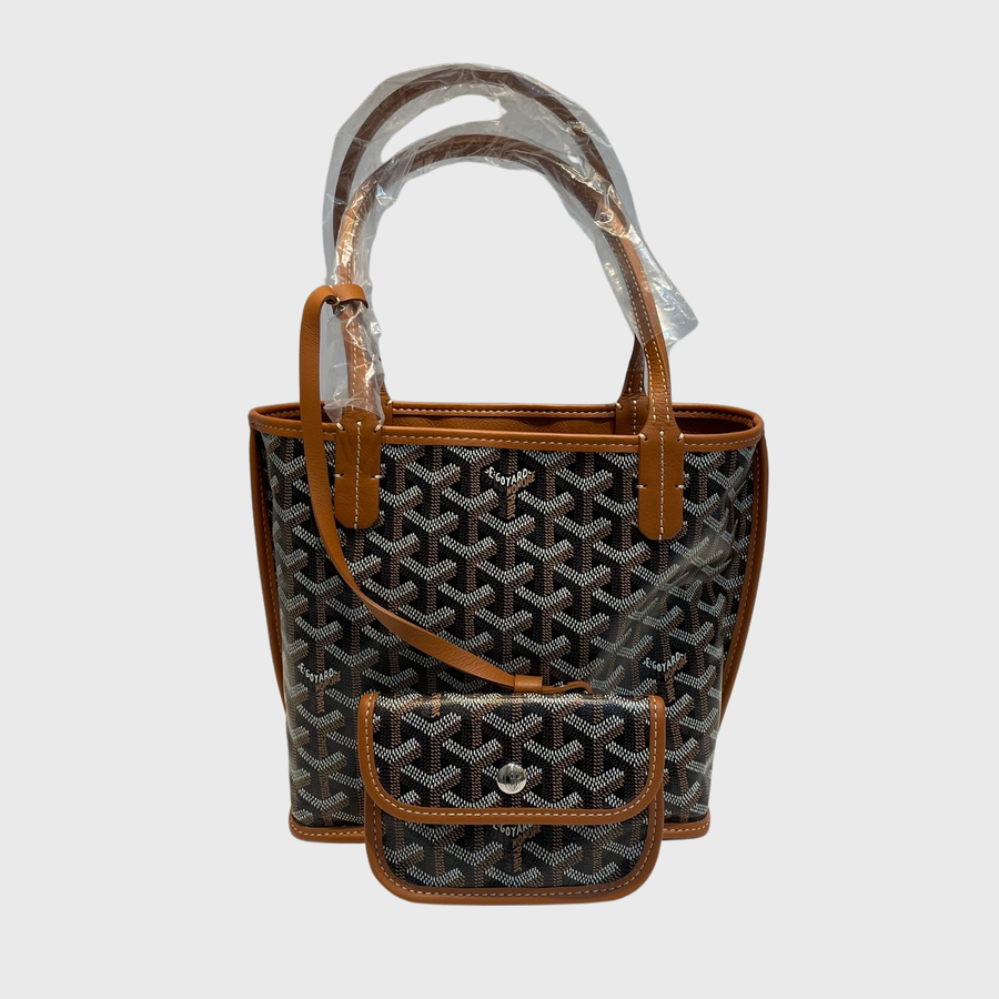 Goyard Anjou Mini Bag Canvas Brown SHW