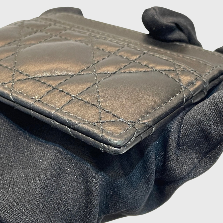 Dior Card Holder Calfskin Black GHW