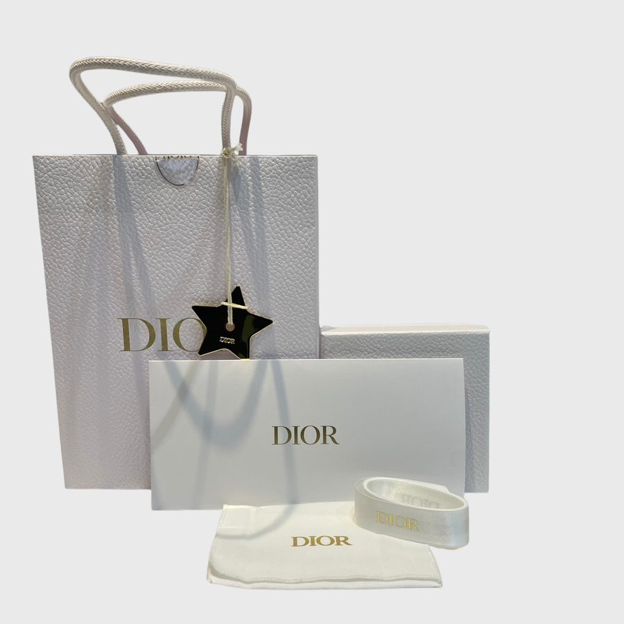 Dior Card Holder Calfskin Black GHW