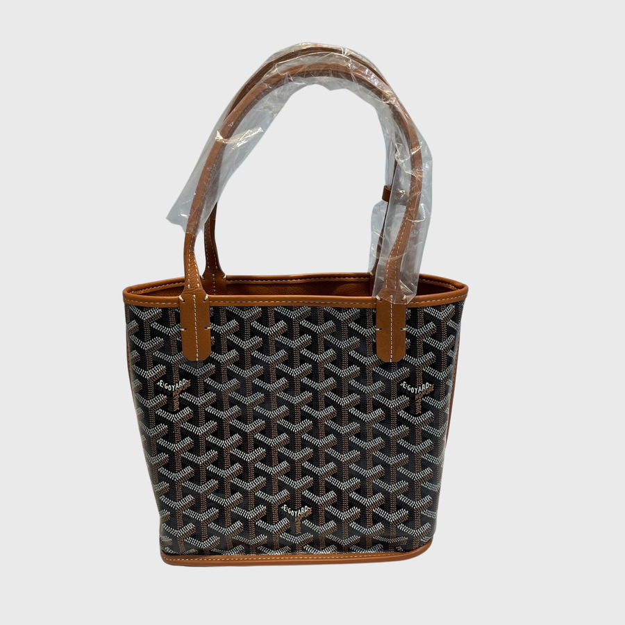 Goyard Anjou Mini Bag Canvas Brown SHW – Perrine Porter