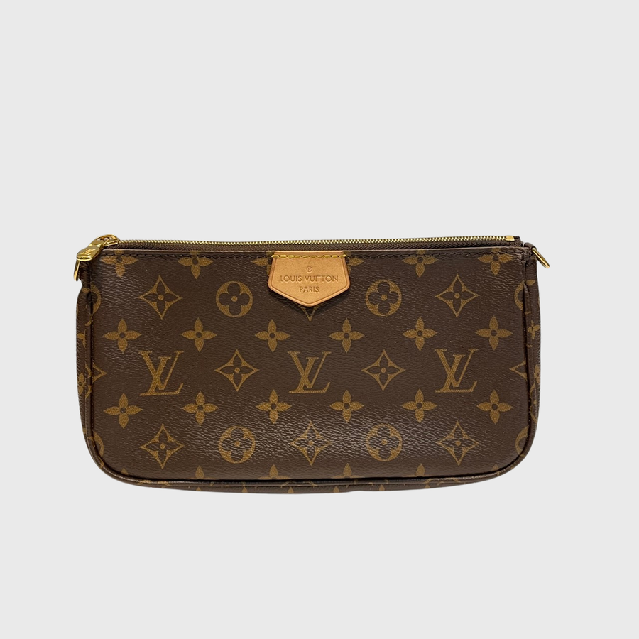 Louis Vuitton Multi Pochette Accessoires Canvas Brown GHW