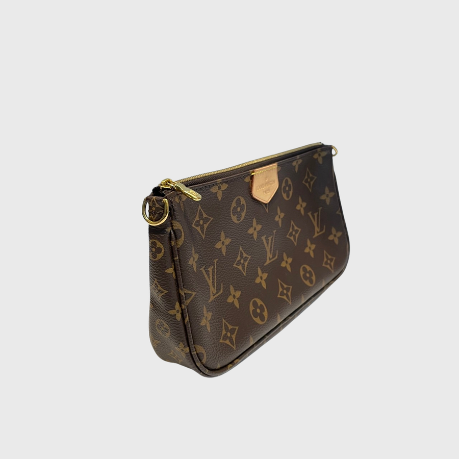 Louis Vuitton Multi Pochette Accessoires Canvas Brown GHW