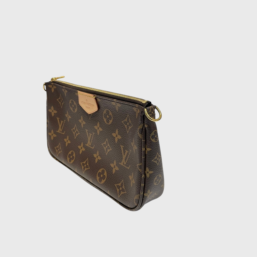 Louis Vuitton Multi Pochette Accessoires Canvas Brown GHW