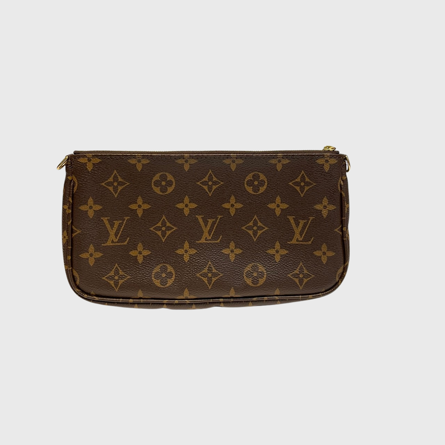 Louis Vuitton Multi Pochette Accessoires Canvas Brown GHW