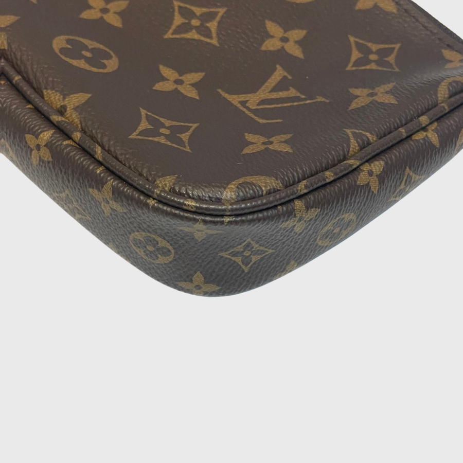 Louis Vuitton Multi Pochette Accessoires Canvas Brown GHW