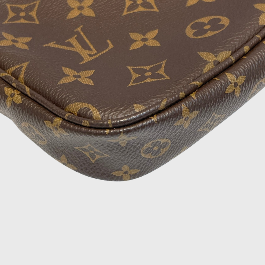 Louis Vuitton Multi Pochette Accessoires Canvas Brown GHW