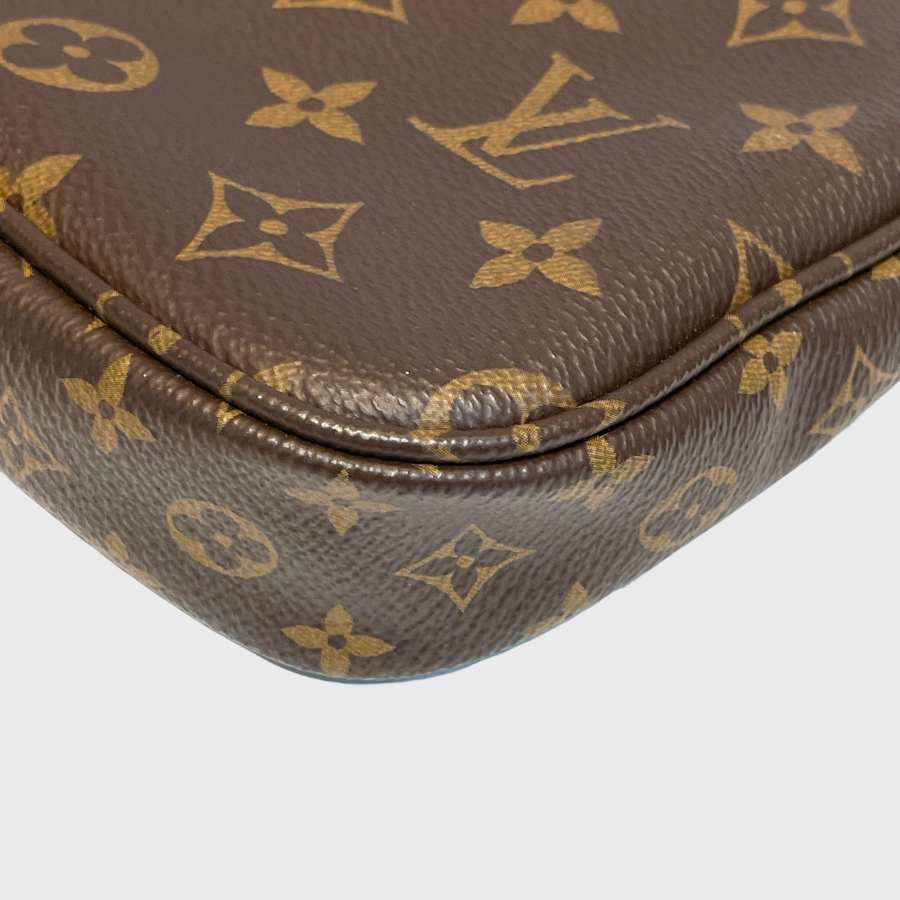 Louis Vuitton Multi Pochette Accessoires Canvas Brown GHW