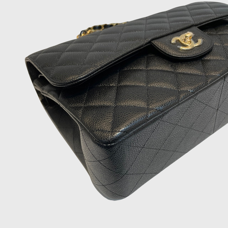 Chanel Chanel classic Caviar Black GHW