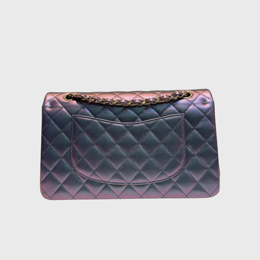 Chanel Classic Caviar Purple SHW