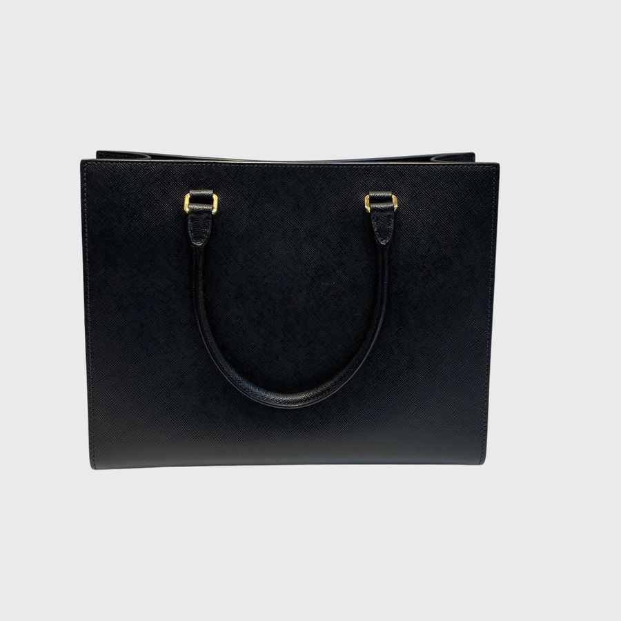 Prada Handbag Saffiano Black GHW