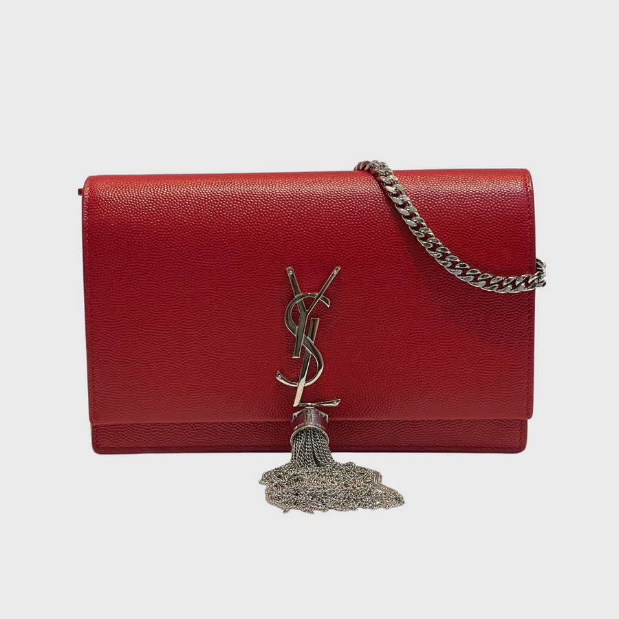 Saint Laurent Kate Calfskin Red SHW