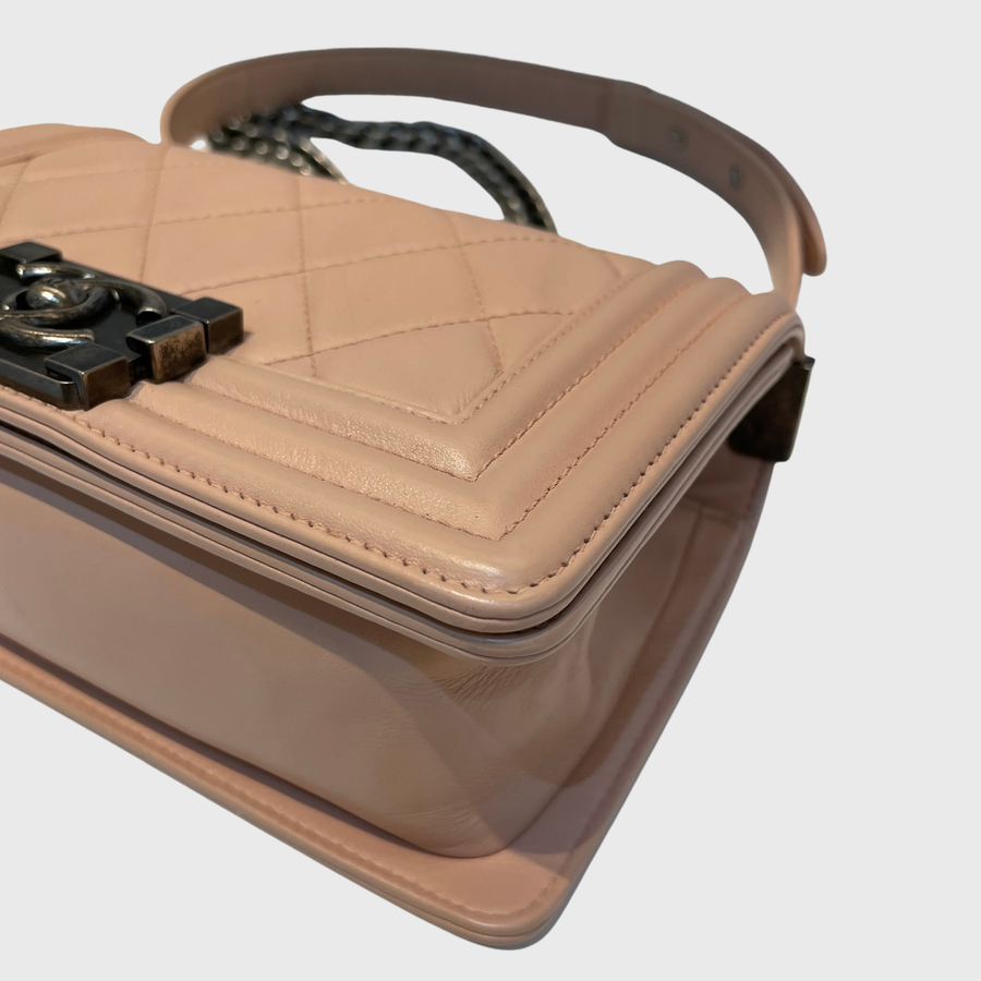 Chanel Boy Calfskin Pink MB