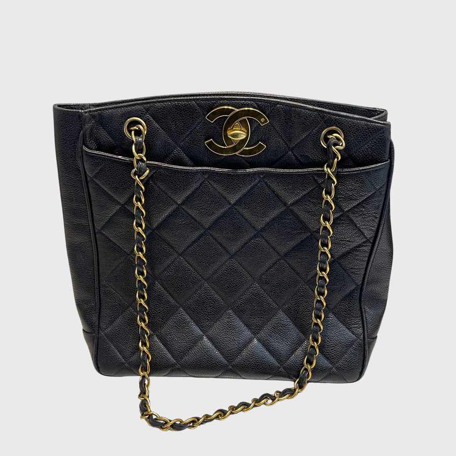 Chanel Tote Bag Caviar Black GHW