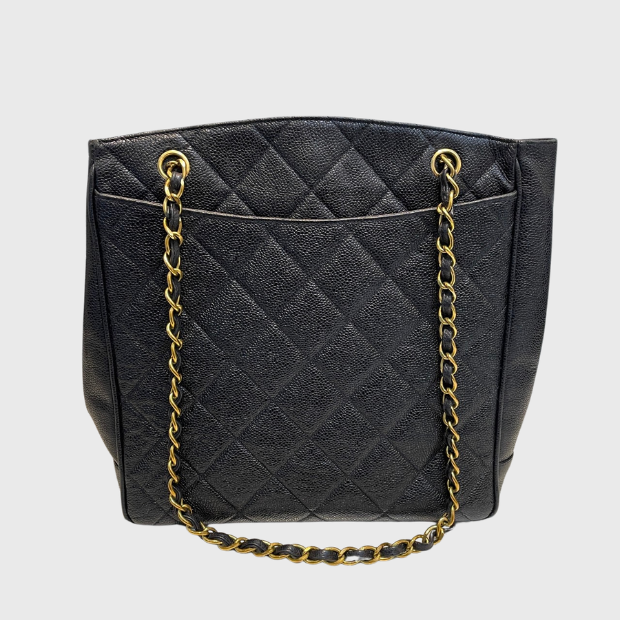 Chanel Tote Bag Caviar Black GHW