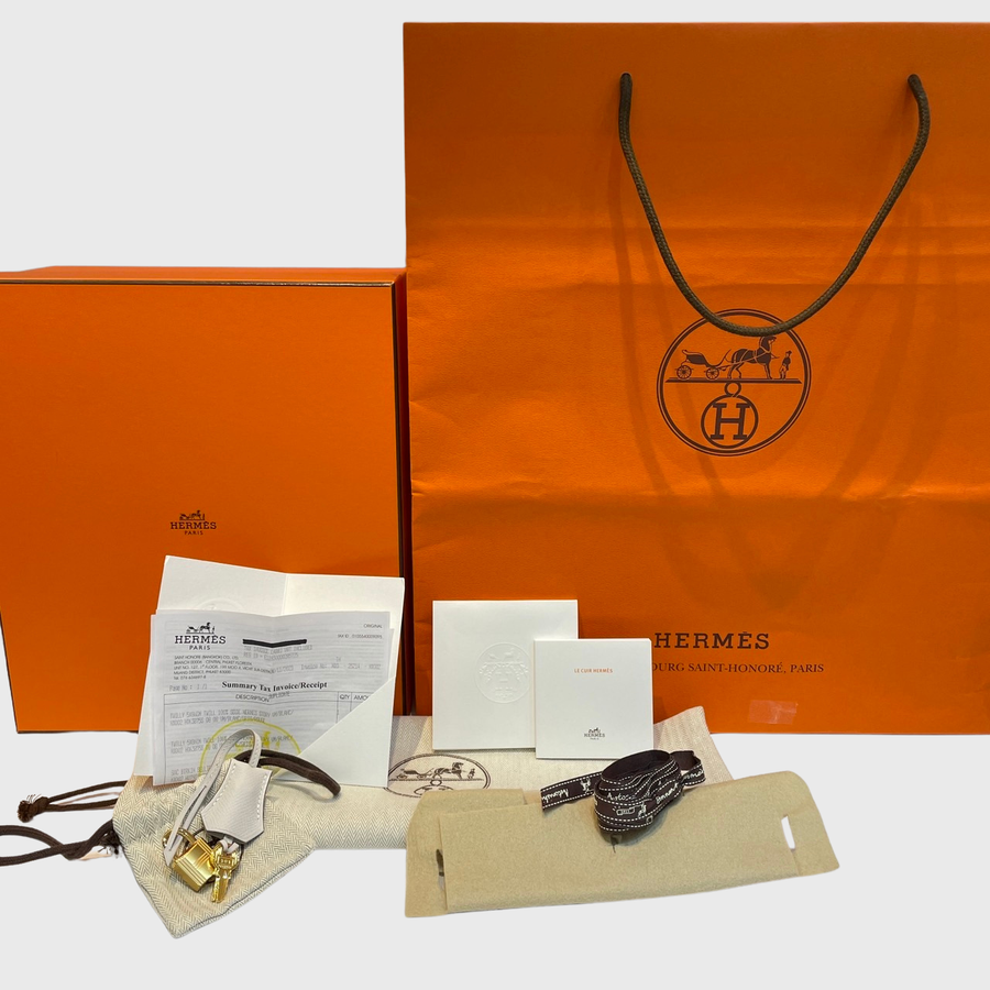 Hermes Birkin Epsom White GHW