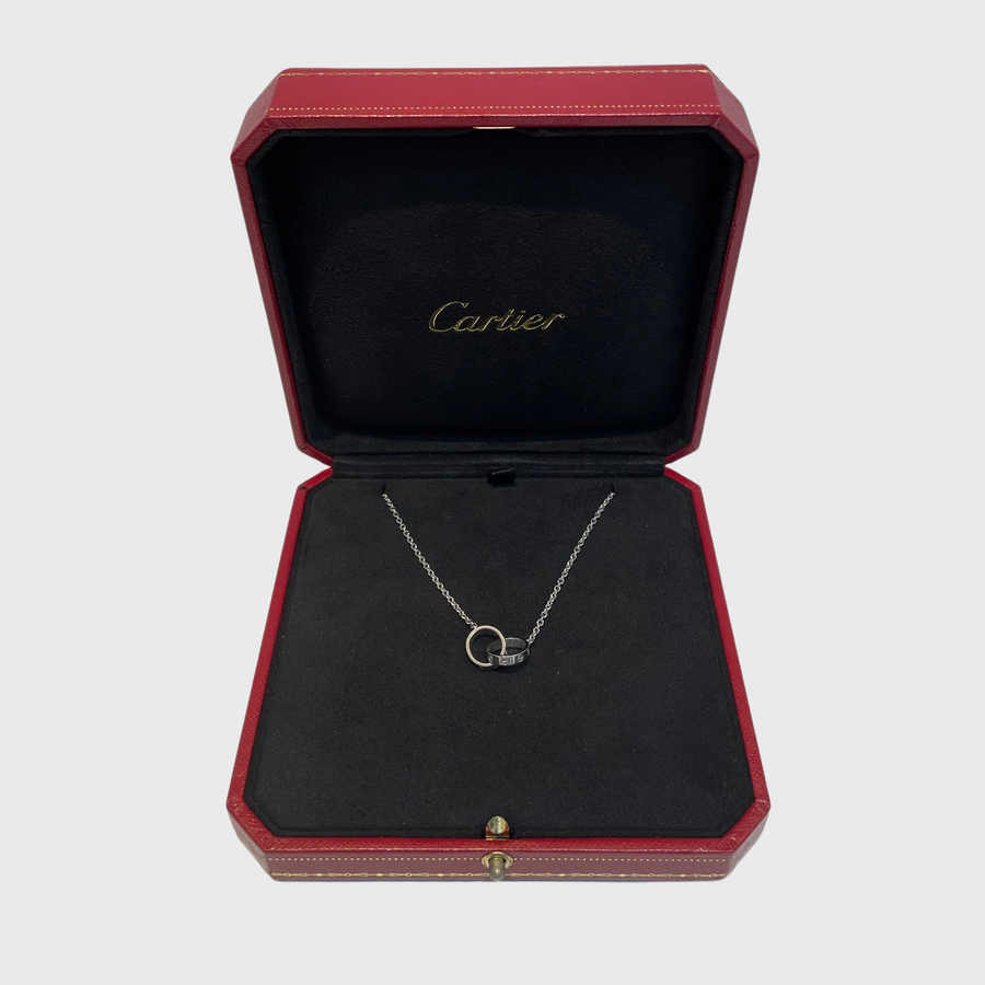 Cartier LOVE PENDANT PAVED White Gold