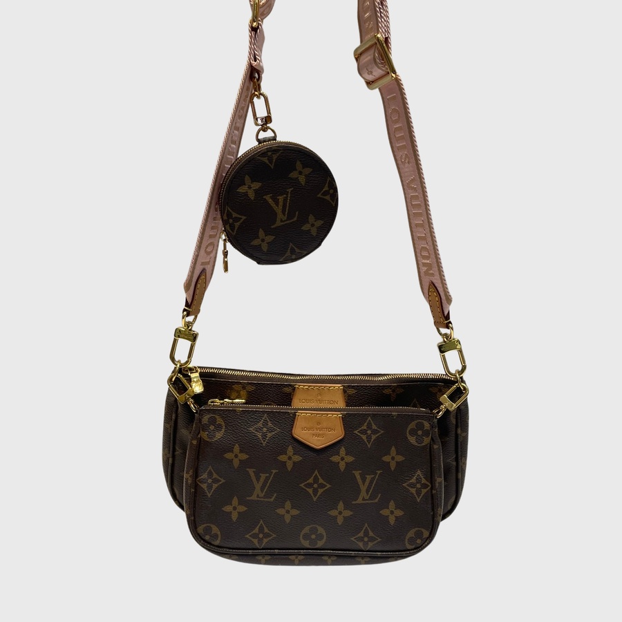 Louis Vuitton Multi Pochette Accessoires Leather Monogram GHW