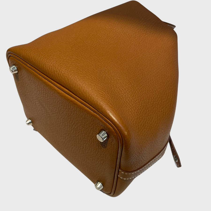 Hermes Picotin Gold Brown PHW