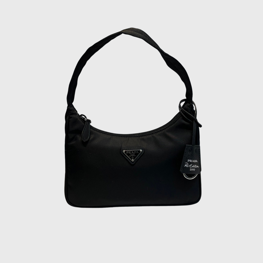 Prada Re-Edition 2000 Canvas Black SHW