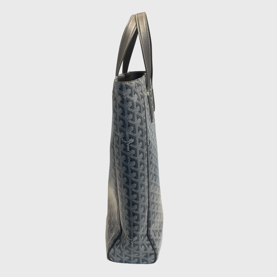 Goyard Voltaire Tote Bag Canvas Grey SHW