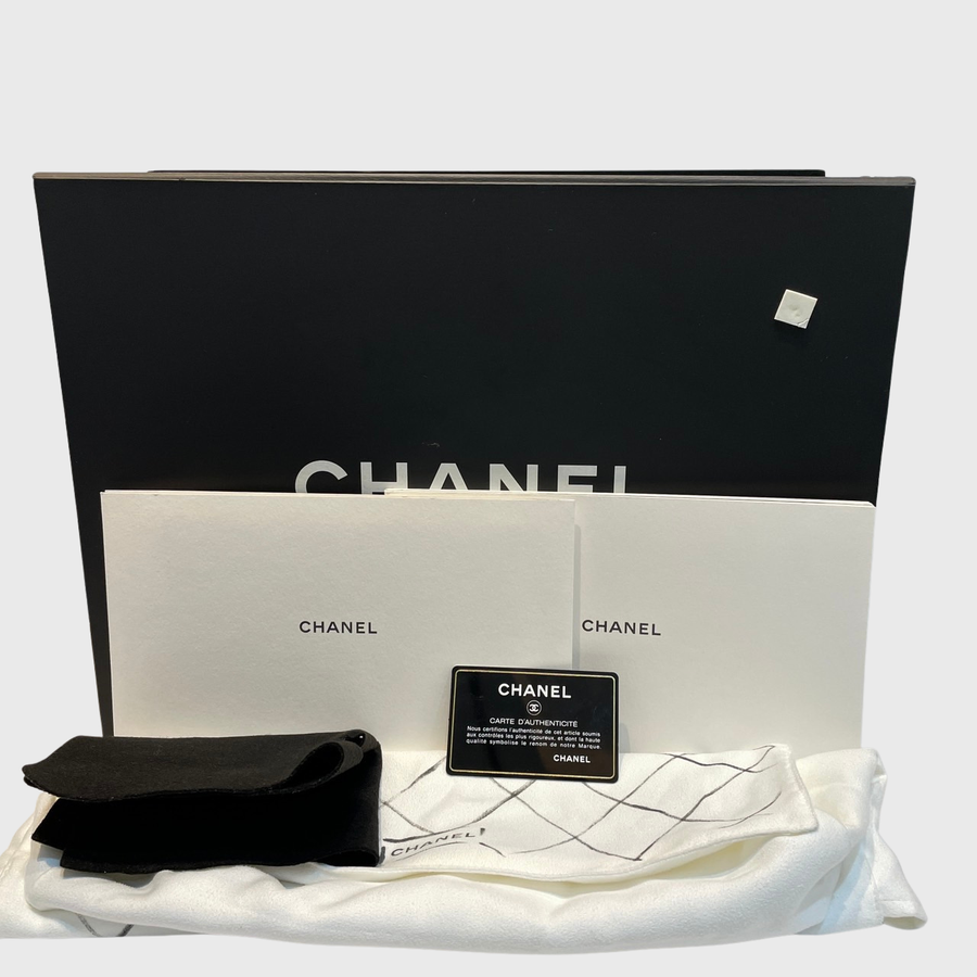 Chanel Classic Jumbo Patent Green SHW
