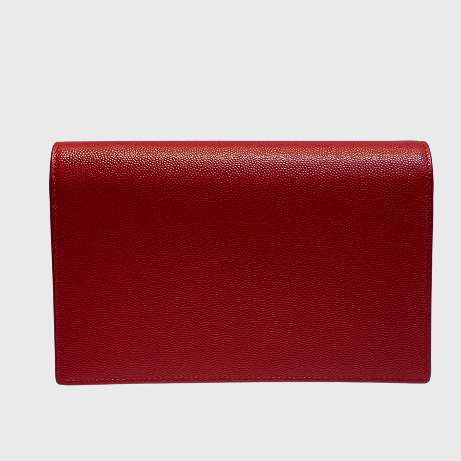 Saint Laurent Kate Calfskin Red SHW