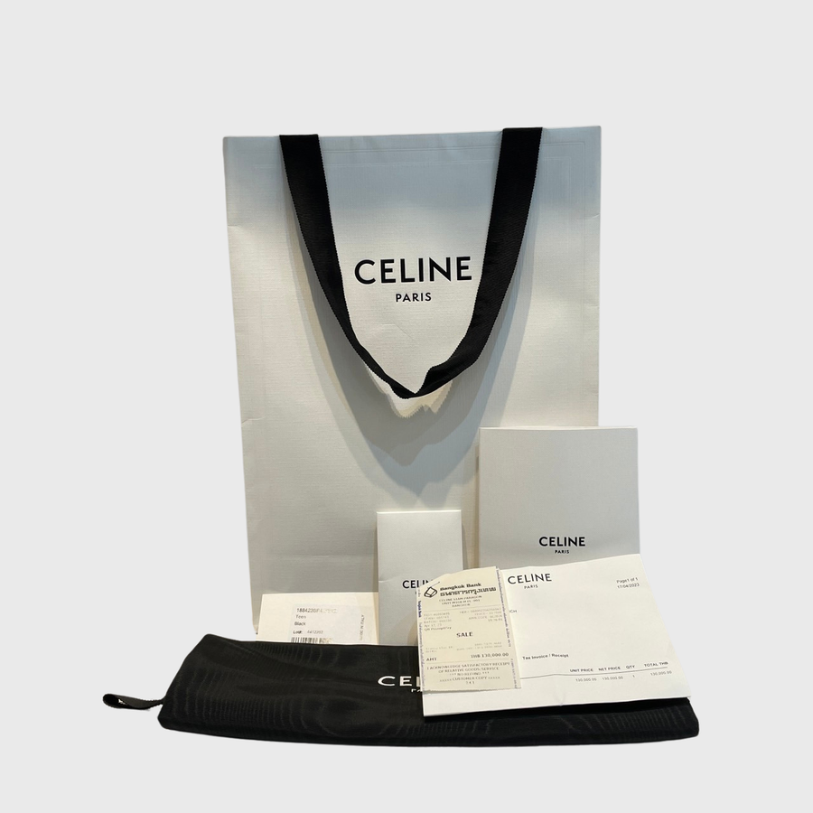 Celine Teen Triomphe Calfskin Black GHW