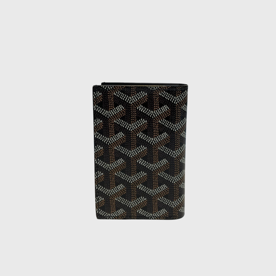Goyard Grenelle Passport Cover Canvas Black