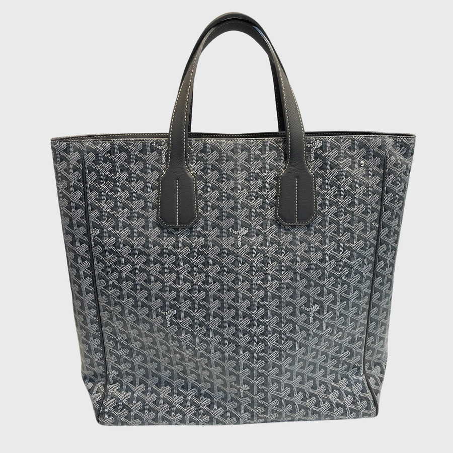 Goyard Voltaire Tote Bag Canvas Grey SHW