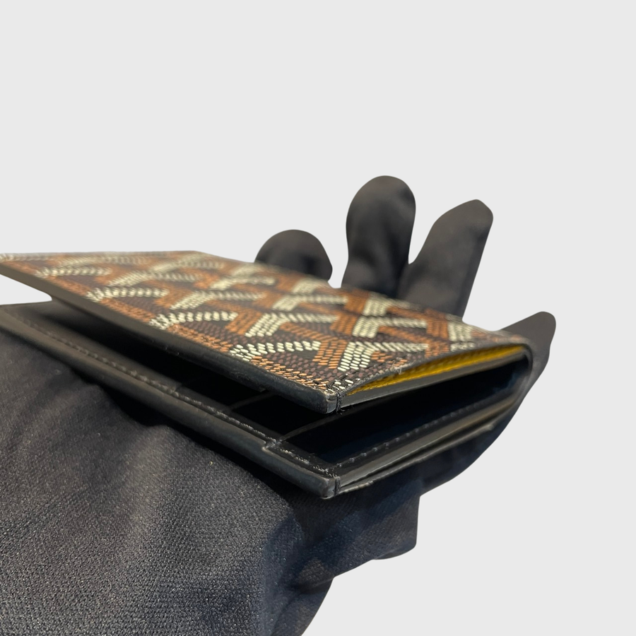 Goyard Grenelle Passport Cover Canvas Black