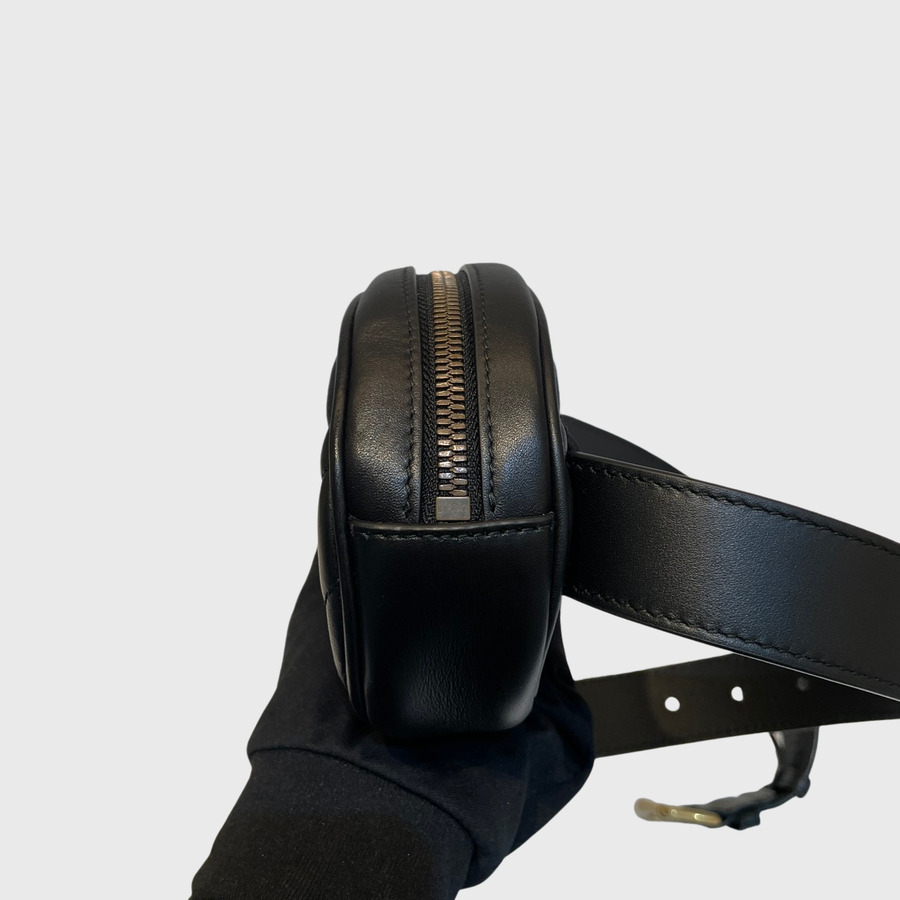 Gucci Marmont Matelasse Leather Black GHW
