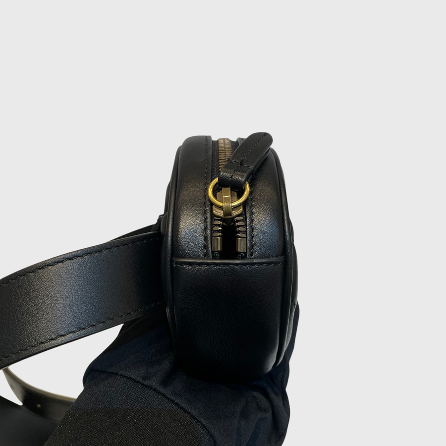 Gucci Marmont Matelasse Leather Black GHW