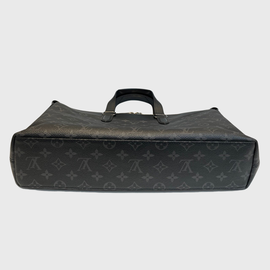 Louis Vuitton Briefcase Exploere Canvas Cowhide Black SHW