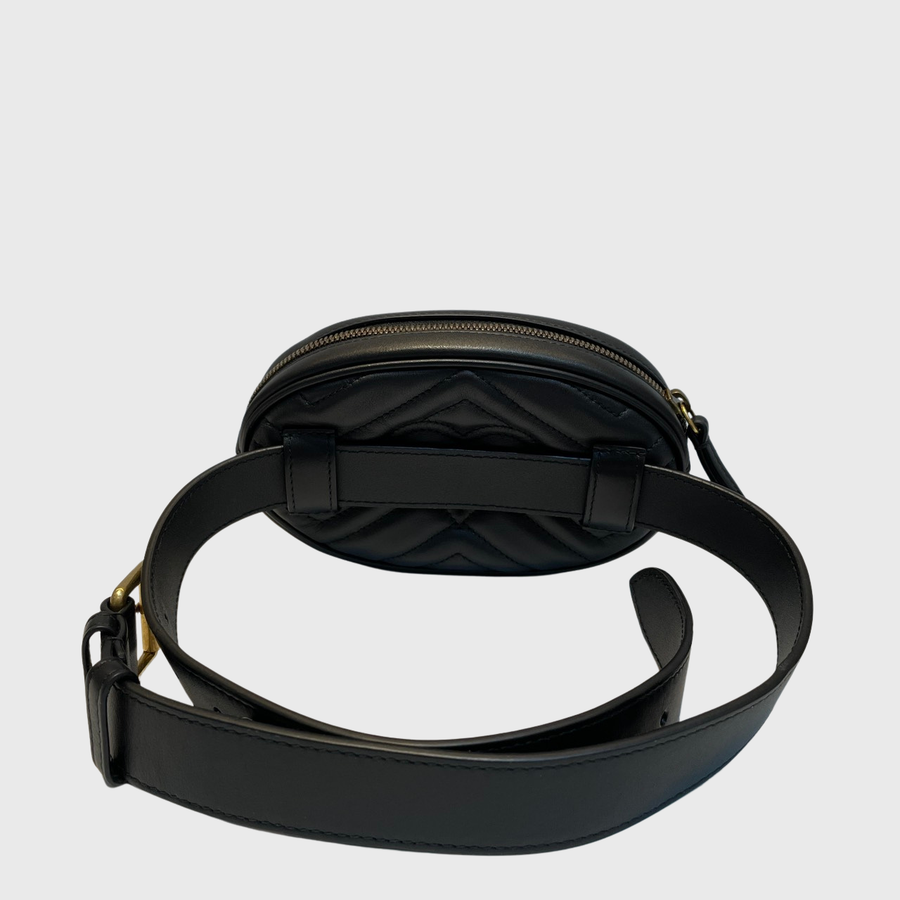 Gucci Marmont Matelasse Leather Black GHW