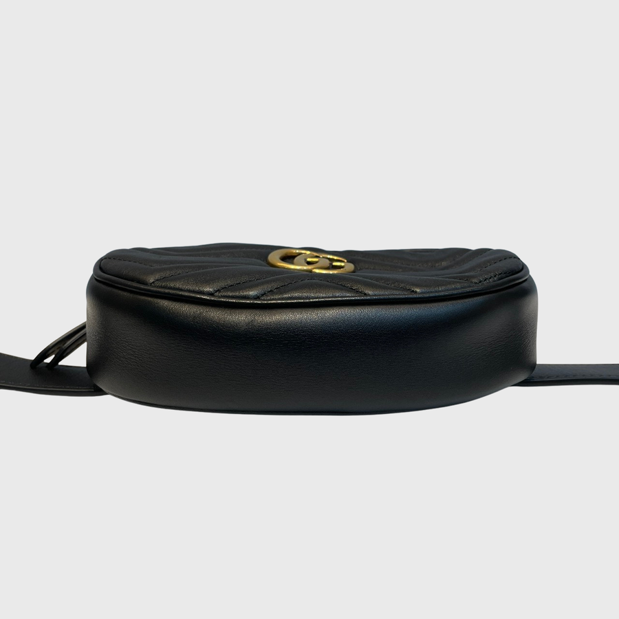 Gucci Marmont Matelasse Leather Black GHW