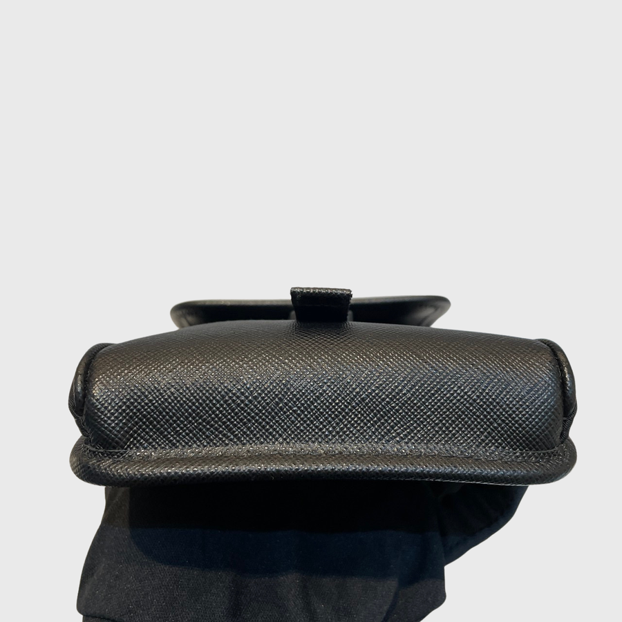 Prada Re-Nylon Phone Nylon Black SHW