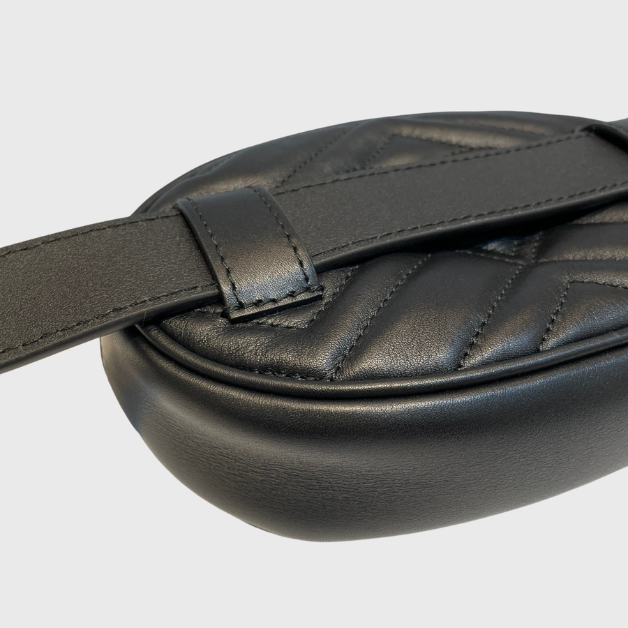 Gucci Marmont Matelasse Leather Black GHW