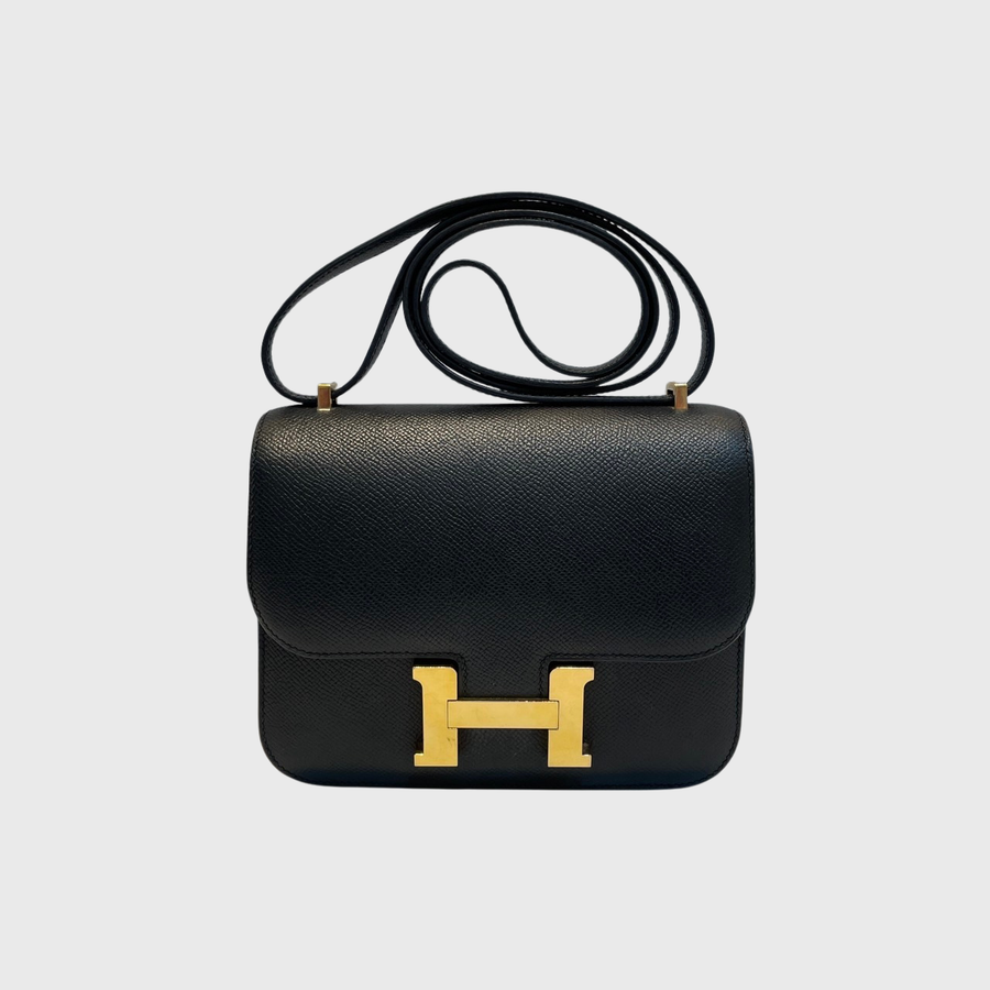 Hermes Constance Bag Epsom Black GHW