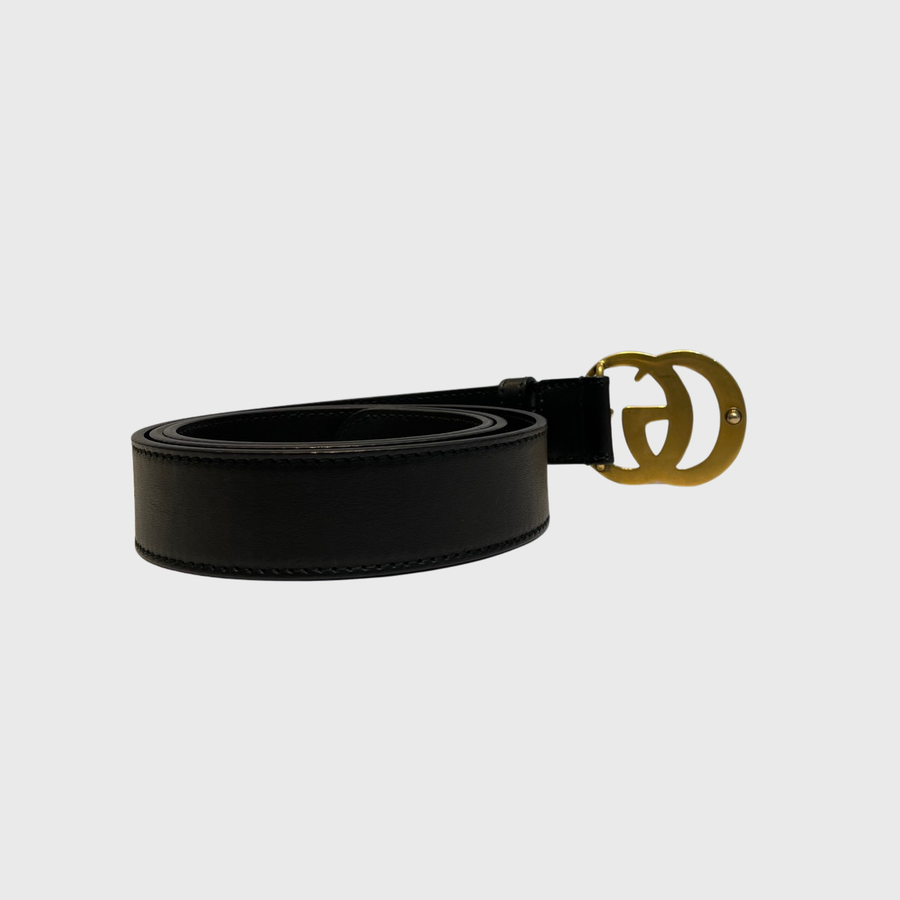 Gucci GG Marmont Belt Calfskin Black GHW