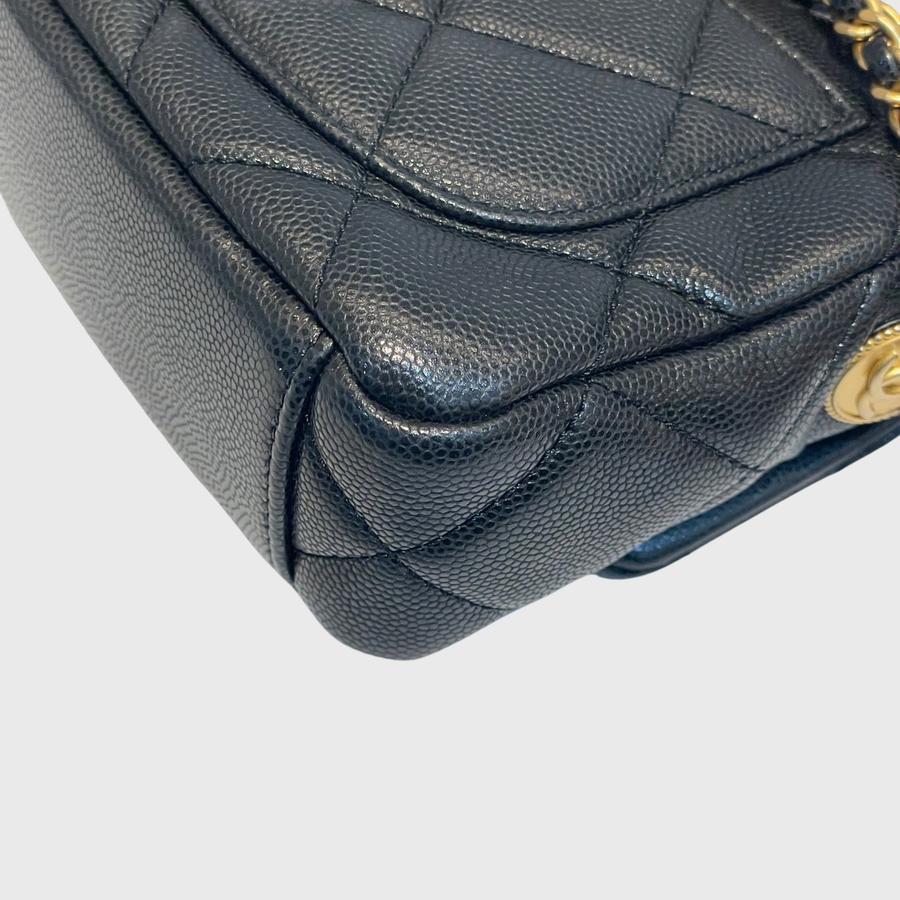 Chanel Iridescent Caviar Black GHW