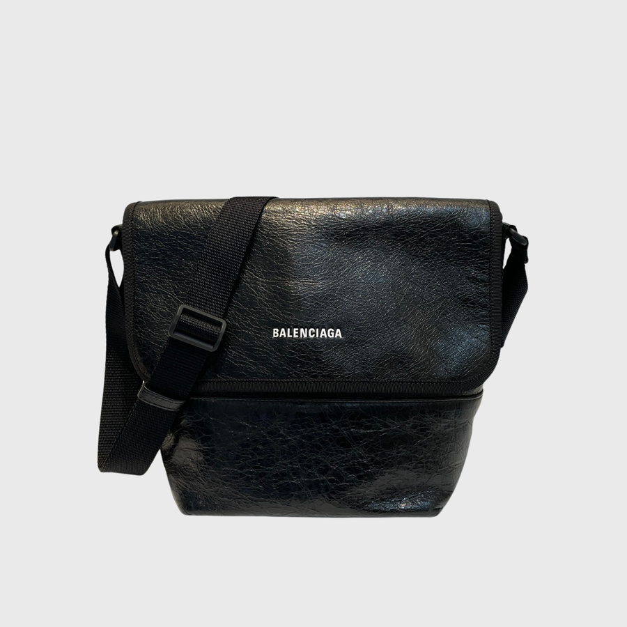 Balenciaga Agneau Arena Clutch Calfskin Blck MB