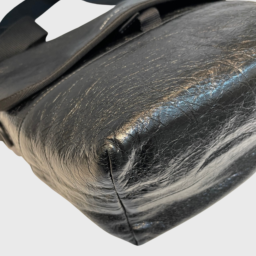 Balenciaga Agneau Arena Clutch Calfskin Blck MB